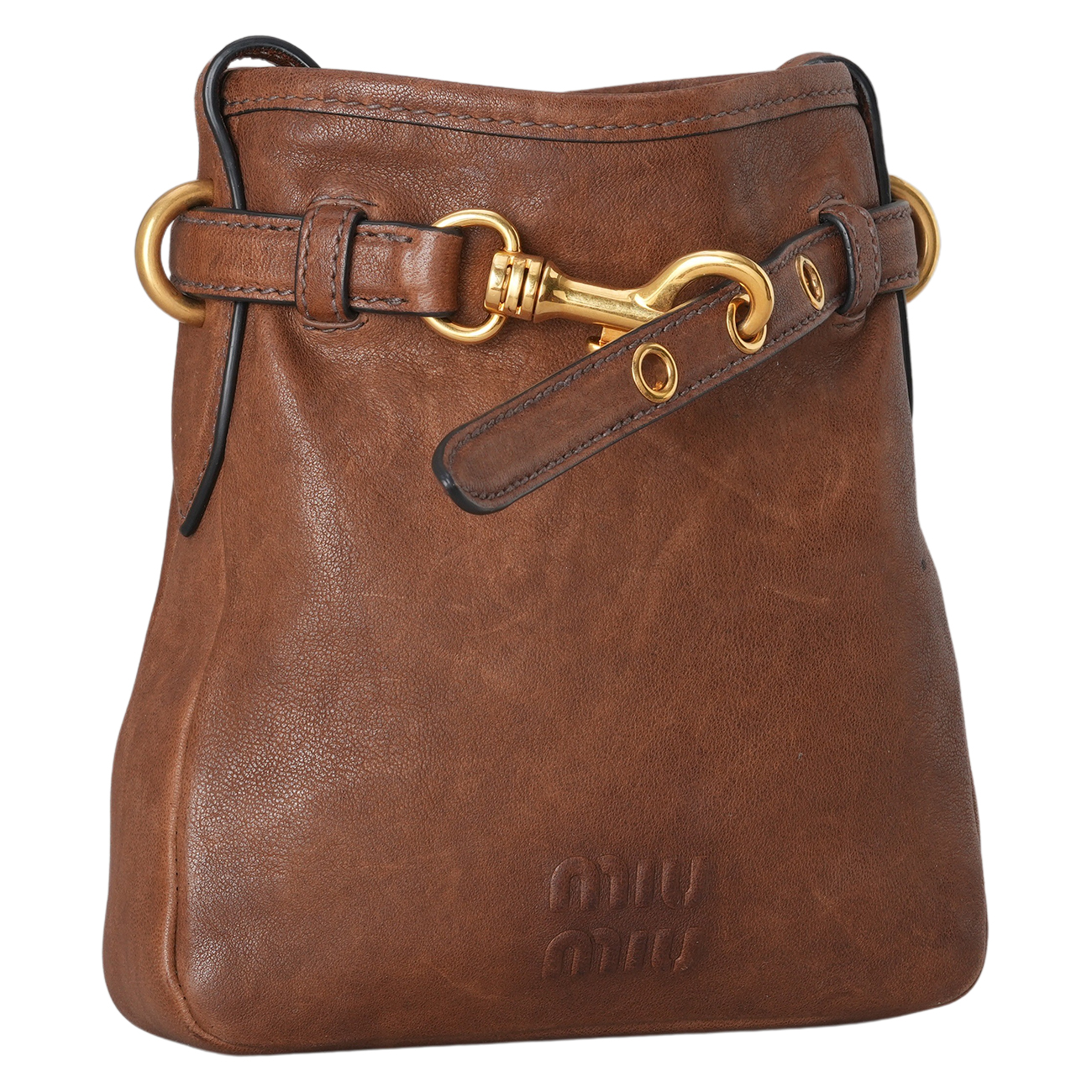 MIU MIU(USED)미우미우 나파 가죽 파우치